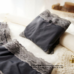 包邮 镇店款 VS款 女三角裤 纯色牛奶丝性感花边无痕中低腰内裤 4条