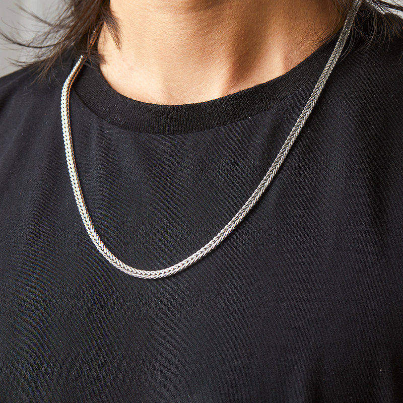 ROADLATIVE小众设计潮流嘻哈钛钢项链男女ins风长款不掉色可调节