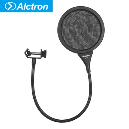 Alctron/爱克创MPF02话筒防喷罩双层金属波纹麦克风录音防喷网