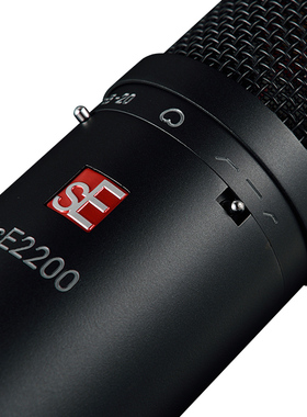 行货美国sE 2200 专业录音话筒K歌主播大振膜电容麦克风套装 新版