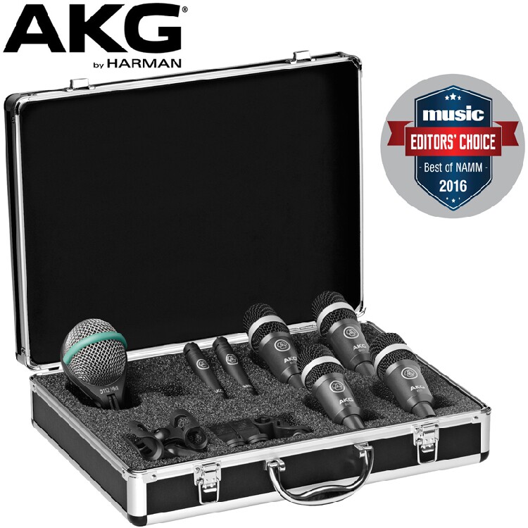 AKG/爱科技 Drum Set Concert I专业鼓麦克风套装录音棚鼓手拾音