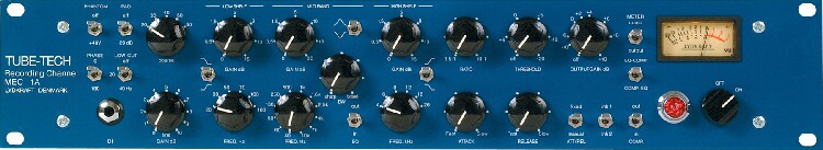 Tube-Tech MEC-1A 电子管话放通道条 话筒放大器 压缩 均衡