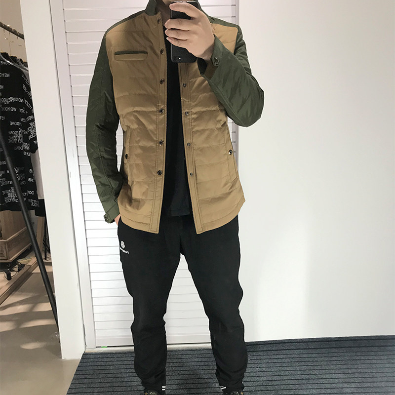 洲艳羽绒服男士薄款羽绒男羽绒服秋冬薄羽绒服男羽绒外套休闲羽绒