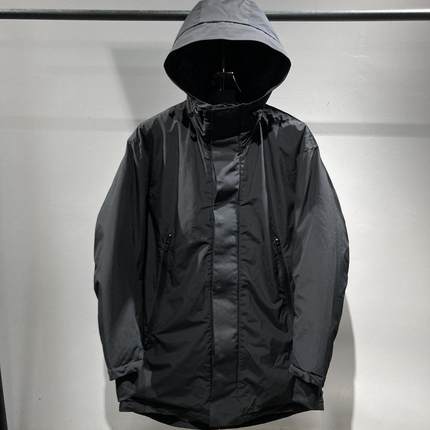 男士羽绒服中长款连帽宽松加厚保暖外套时尚休闲白鸭绒服保暖抗寒