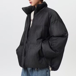 2026潮牌男装棉服薄外套男士冬加厚时尚保暖潮流夹克down jacket