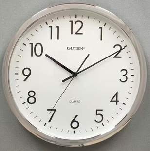 金钟宝挂钟客厅家用静音时钟现代简约扫描机芯轻奢石英钟