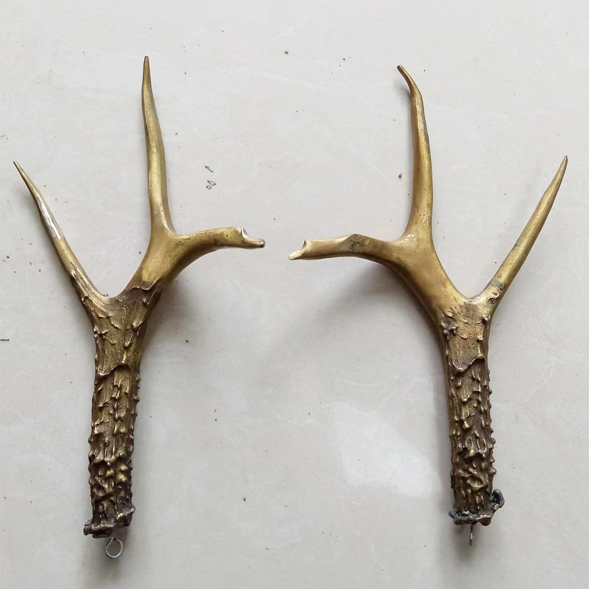 八卦掌太极咏春拳包邮防身原装舞台新款上市双手兵器纯铜鹿角蕨