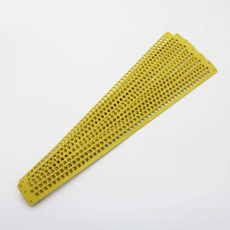 蜜蜂脱粉片简易塑料三排脱粉器防养蜂工具