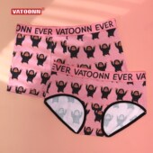 卡通情侣内裤 纯棉男平角女三角印花高弹收腹宽腰带抗菌裆大码 猩猩