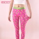 女士秋裤 新年大发粉色新款 纯棉保暖打底长裤 修身 中腰弹力大码 薄款