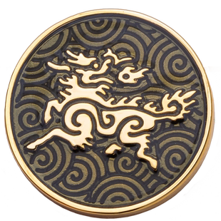 新品国风胸针祥云麒麟徽章领扣领角扣子男士西装西服金属胸章胸扣