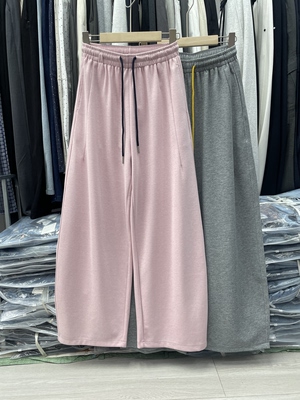 蒂娜尚品79087正品卫裤女春新品松紧腰休闲长裤阔腿裤拯救大粗腿