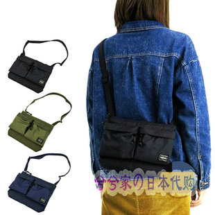 代购日本制PORTER吉田休闲通勤旅行尼龙布 单肩斜挎手机迷你小包