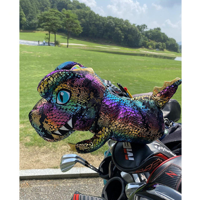 日本dinofactory高尔夫球杆保护套木杆套一号木杆头套恐龙460cc