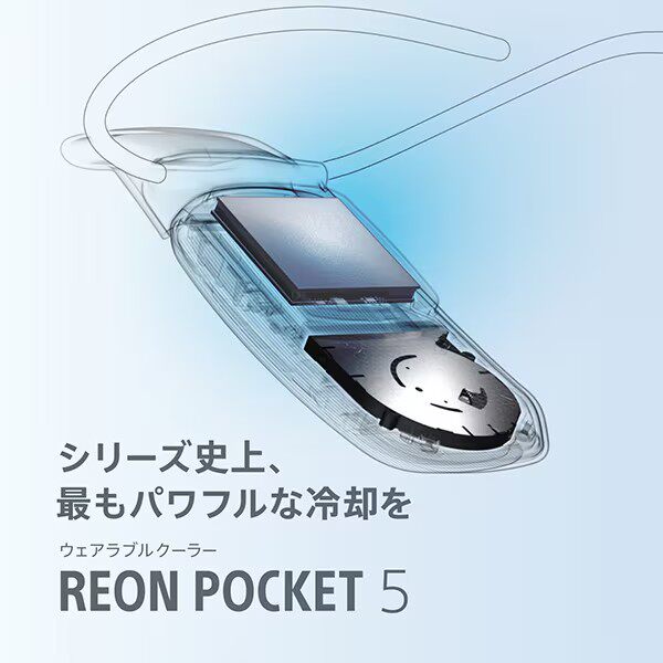 索尼REONPOCKET5便携随身空调