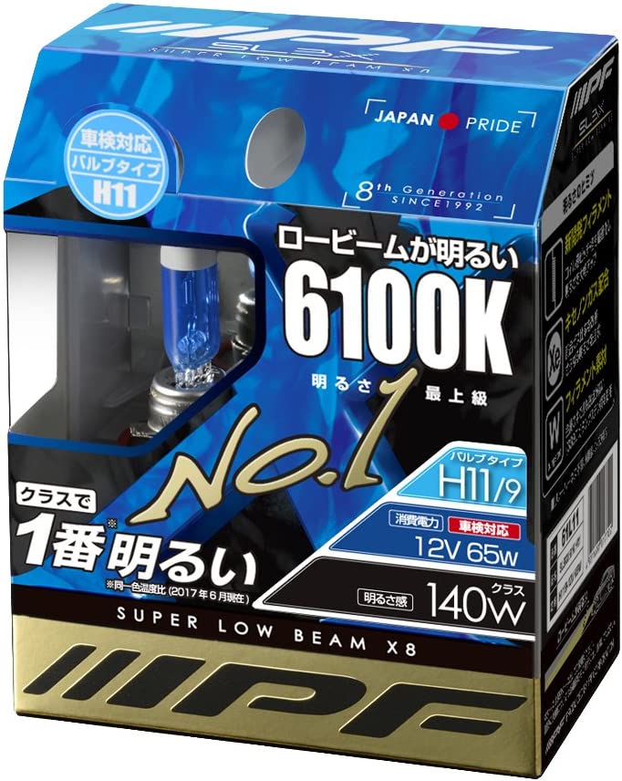 日本代购ipf超白光hb4卤素大灯