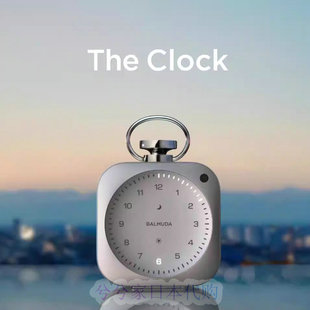 日本代购正品 BALMUDA巴慕达 The Clock时钟/铝合金LED精密台钟