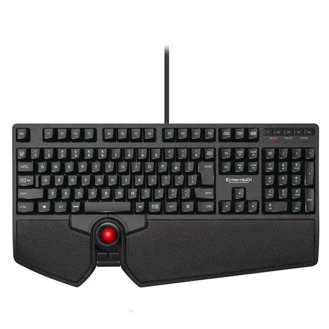 ELECOM/宜丽客 TK-TB01UMBK 日语有线/无线键盘 内置光学轨迹球