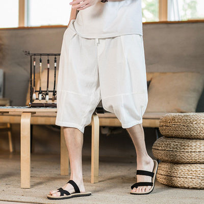 国风纯棉短裤七分裤尼泊尔吊裆裤