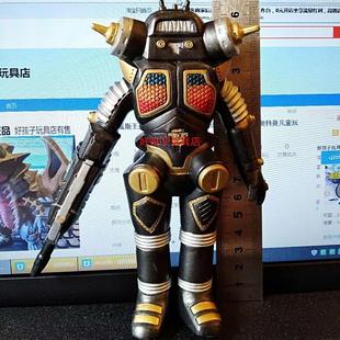 日本万代正品黑色金古桥奇美拉王软胶稀有怪兽奥特曼儿童玩具