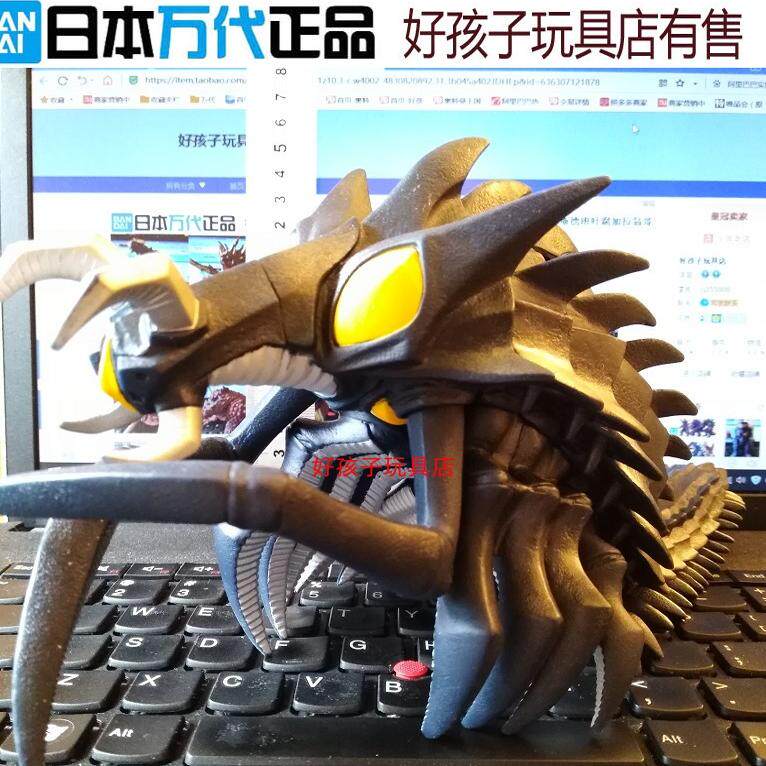 日本万代正品EX宇宙恐龙海帕杰顿幼虫石油怪兽贝斯塔软胶怪兽玩具