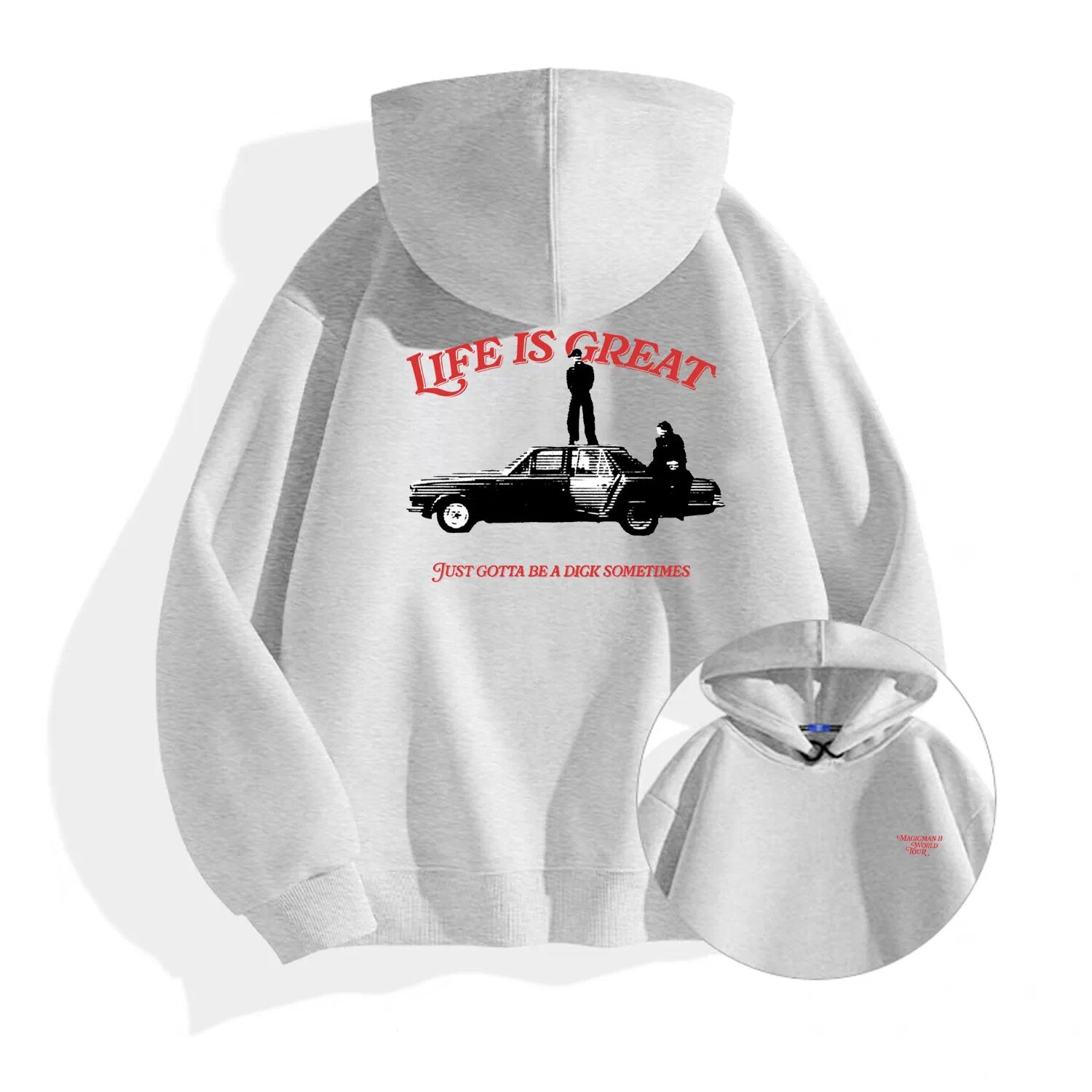 王嘉尔magicman2演唱会同款周边连帽圆领卫衣秋冬应援上衣服