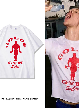 connor健身gym巅峰对决同款短袖T恤夏季纯棉heatedrivalry上衣服