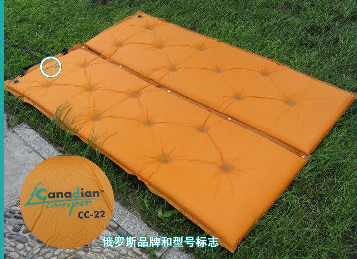 野餐户外防潮垫超轻自动充气垫子双人加宽帐篷睡垫三3-4人加厚5cm