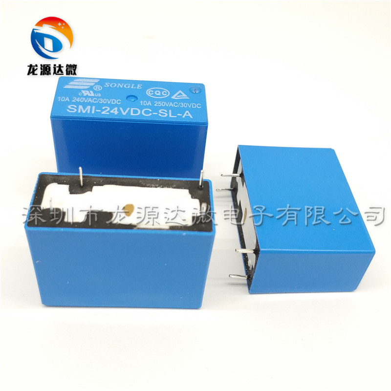 电焊机常用 SMI-24VDC-SL-A 24V继电器 长方型 4脚 实图特价