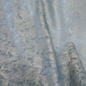 发财树 27姆米真丝提花重缎140幅70桑蚕丝30植物丝衬衫 裙子黑面料