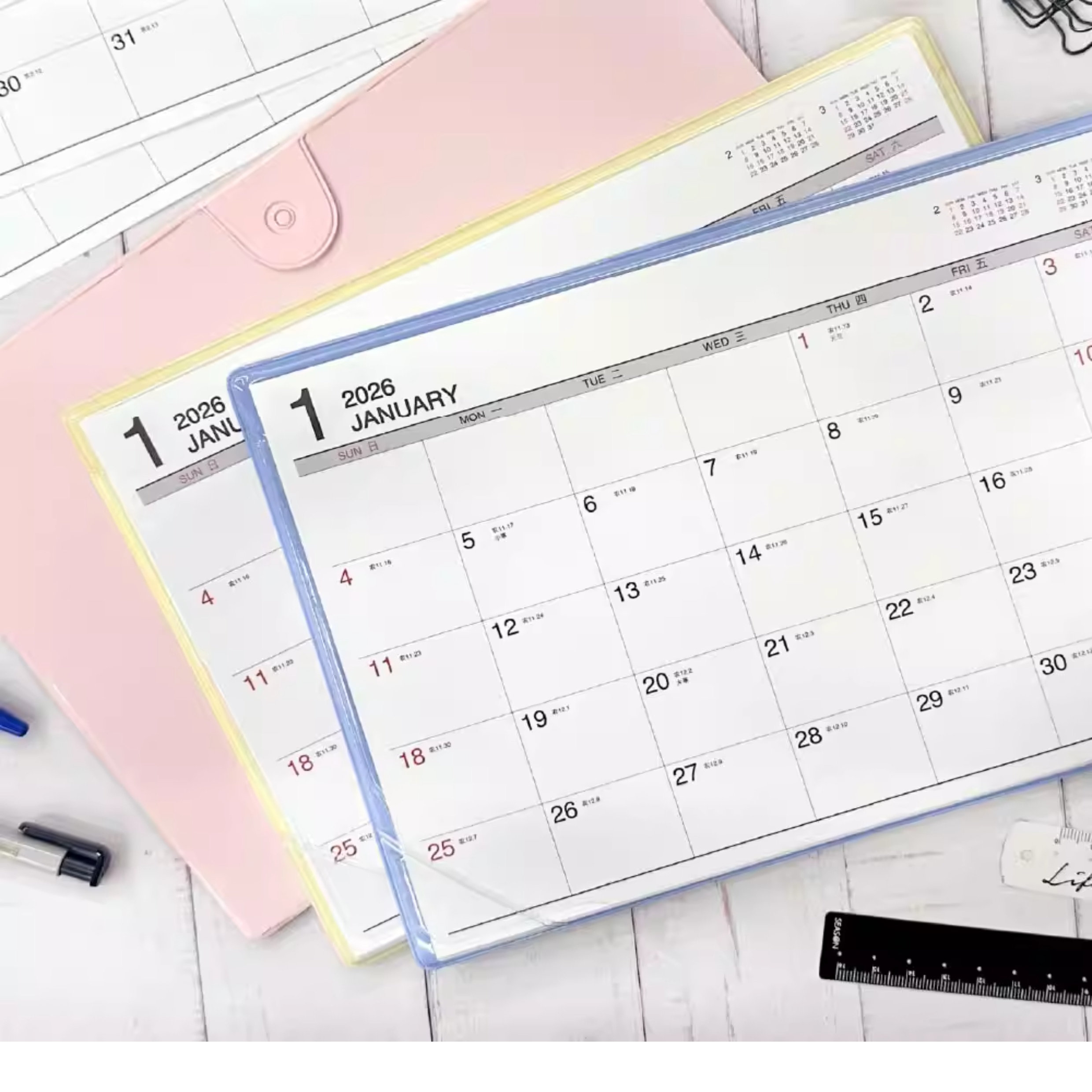 season2026台历桌面日历便携