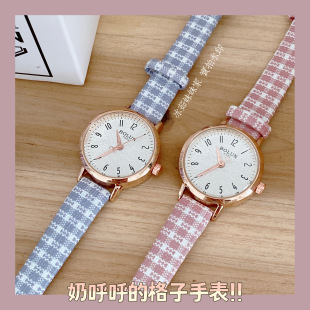 森系小清新腕表 女生考试学生初高中女款 奶呼呼 手表女2023年新款