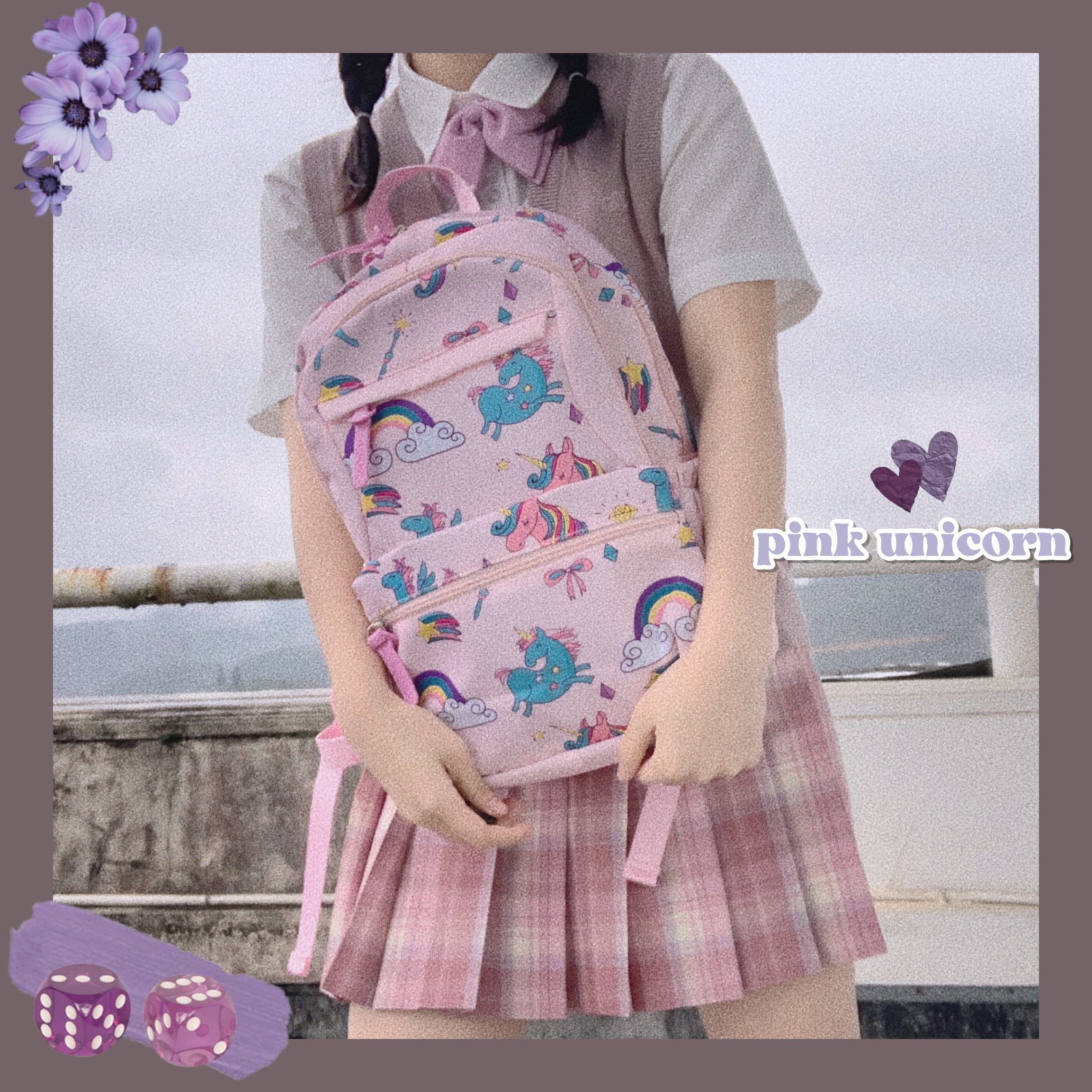 ins书包可爱软妹日系学院风中学生初中生高颜值2025新款双肩包女