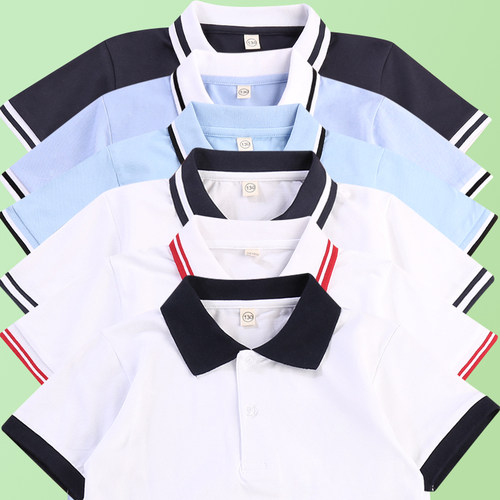 夏季学院套头男女通用纯棉班校服