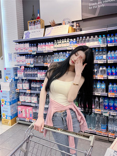 green大姐姐【显大无痕背心】时髦高品质感内搭小吊带短款上衣女