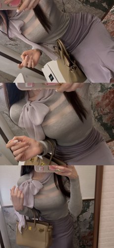 green大姐姐【气质韩女】修身上衣显瘦圆领带长袖针织衫女T恤内搭