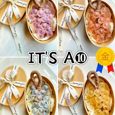 水晶葡萄串香皂伴手礼手工皂礼物