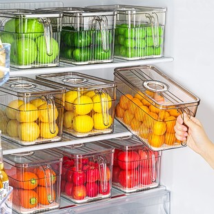 日本冰箱收纳盒整理盒保鲜盒食品级专用蔬菜鸡蛋冷冻神器储物盒子