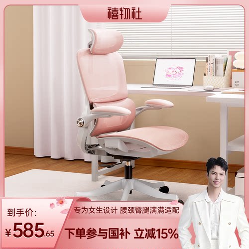 黑白调P2Pro女生工学椅