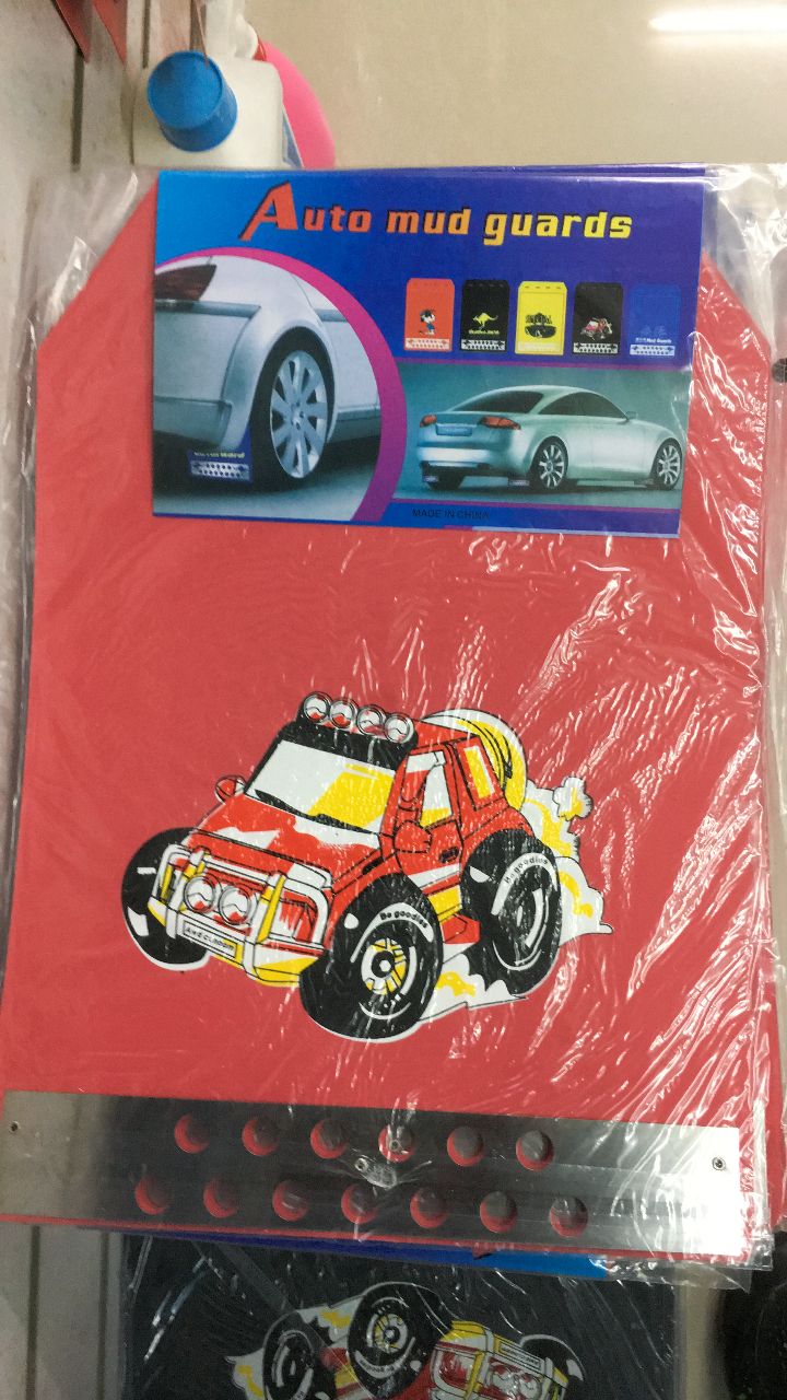 Fender adapted to Pajero Cheetah Black King Kong Q6V31V73V93 Off-road car sand baffle large cartoon leather
