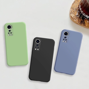 中兴AXON30屏下版手机壳ZTE A2322简约纯色防摔保护套5G全包软壳