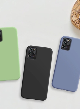 中兴V2022手机壳ZTE 8031简约纯色防摔保护套6.82寸全包边软外壳