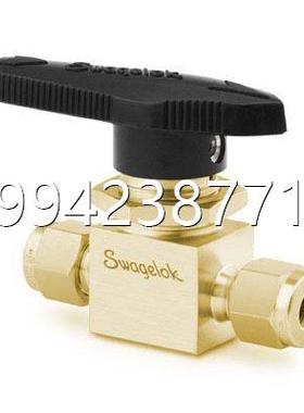 议价B-41S2 世伟洛克Swagelk安捷黄铜o卡套球阀0.2Cv1 /8inB-4伦1