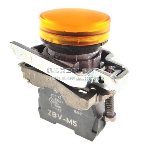 议价正品指施耐德示灯XB4BVM1 XB4BVM3 XB4VBM4 XB 4BVM5230V红绿