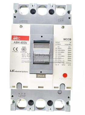 议价正品韩L国G L4S产电(无锡)MEC塑壳断路器 ABH403Ab 3P 250 00