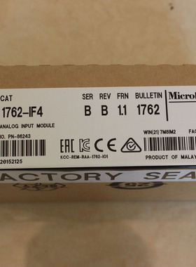议价罗克韦尔MicroLogix1200模块 1762IF4 AB全新原装 1762-I议价