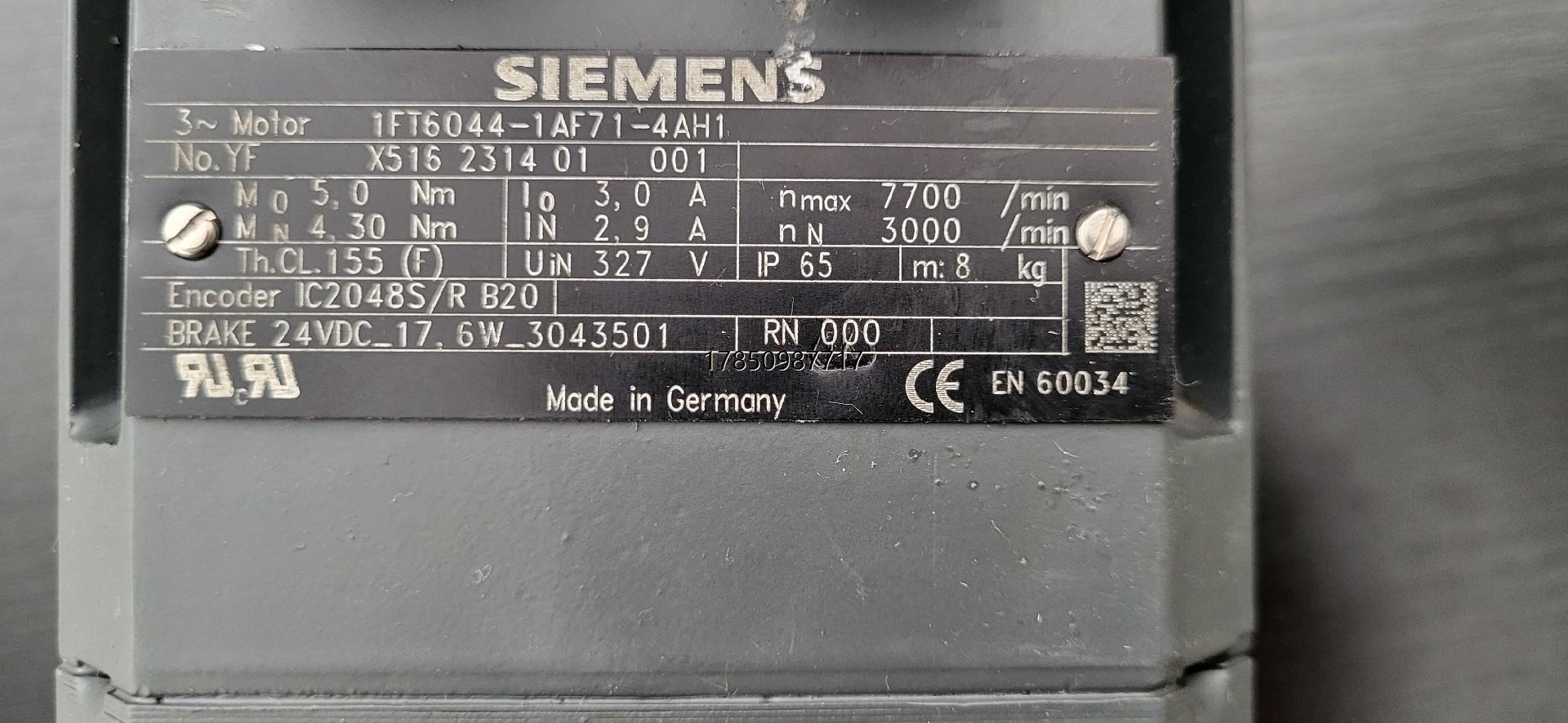 议价询价九新西门子原装1FT6044-1AF71-4AH1（光轴，带议价询价