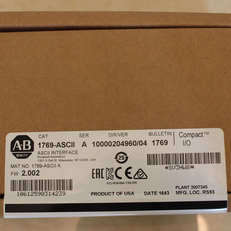 议价罗克韦尔MicroLogix1000CPU 1761-L20BWB5A AB全新 1761L议价