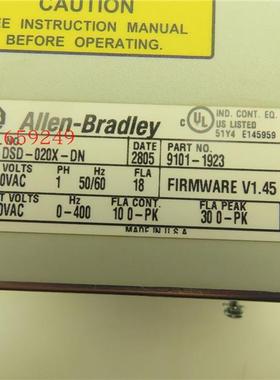 议价Allen Bradly 2098-dlsd-e020x-dn Ura t3000i 伺服驱动议价