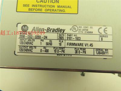议价Allen Bradly 2098-dlsd-e020x-dn Ura t3000i 伺服驱动议价